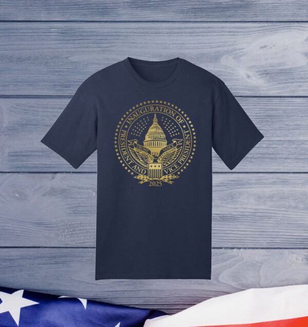 2025 Trump Inaugural Seal Navy Shirt