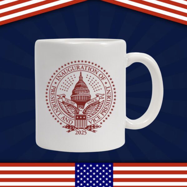 2025 Trump Inaugural Seal White Mug