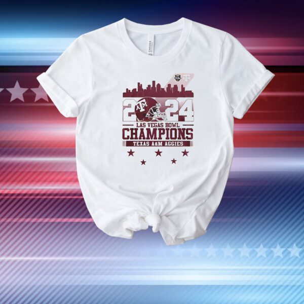 Texas A&M Aggies Las Vegas Bowl Champions 2024 T-Shirt