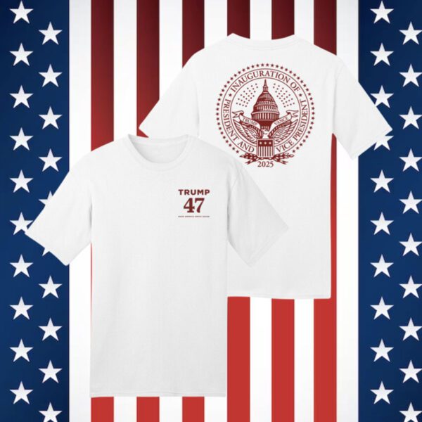 Trump 47 Inaugural Seal White Shirt