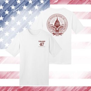 Trump 47 Inaugural Seal White Shirt