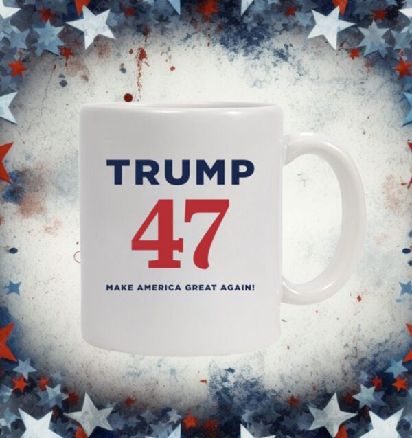 Trump 47 MAGA White Mug