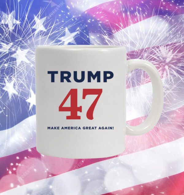 Trump 47 MAGA White Mug