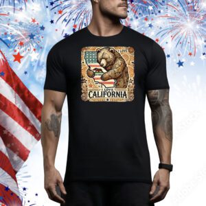 Bear I Love California Tee Shirt