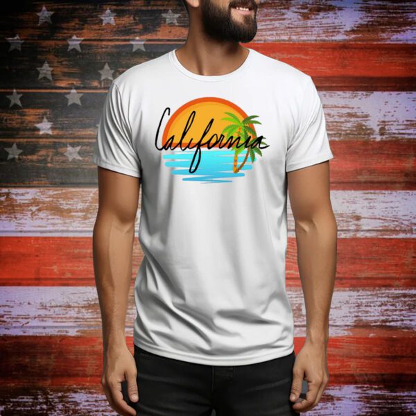 California Beach Tee Shirt