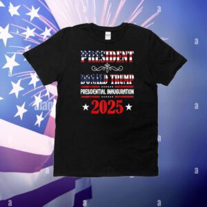 Donald Trump Inauguration Day 2025 47th USA President Gifts T-Shirt