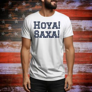 Georgetown basketball hoya saxa Tee Shirt