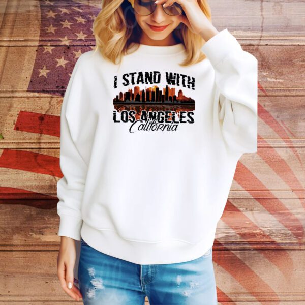 I Stand With Los Angeles California Tee Shirt