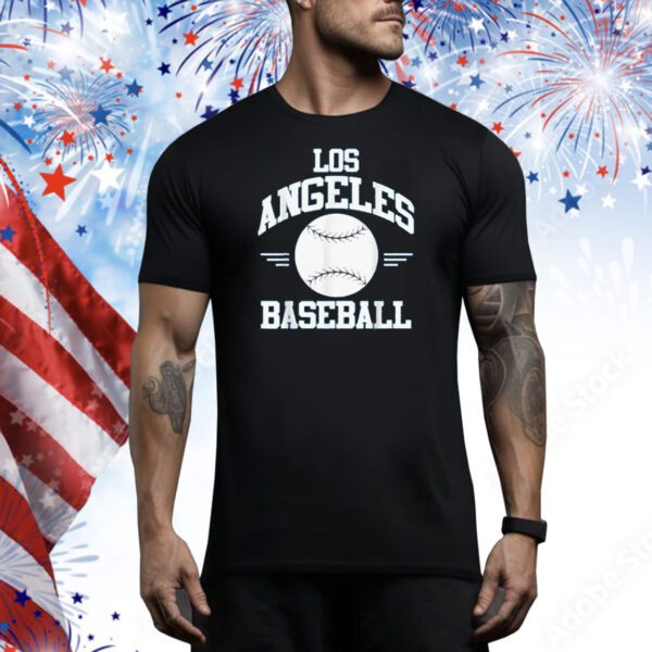 Los Angeles Baseball Fan Tee Shirt