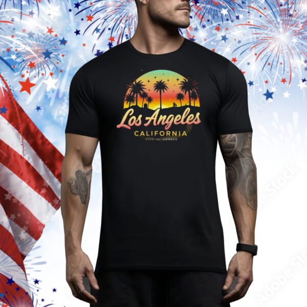 Los Angeles California City Of Angels Tee Shirt