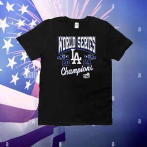 Los Angeles Dodgers 2024 World Series Champions Arch T-Shirt