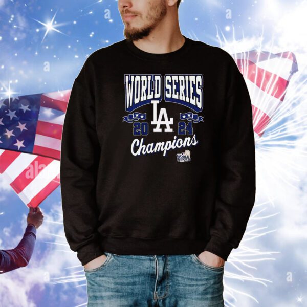 Los Angeles Dodgers 2024 World Series Champions Arch T-Shirt