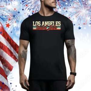 Los Angeles United States Vintage Gift Tee Shirt