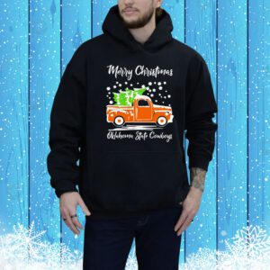 Merry Christmas Oklahoma State Cowboys Tee Shirt