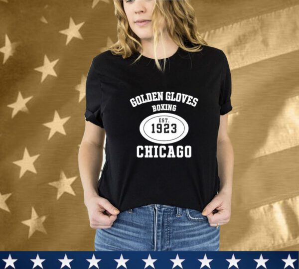 Nick Fuentes Golden Gloves Boxing Chicago Est 1923 T-Shirt