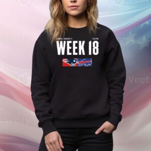 Official New England Patriots Vs Buffalo Bills Week 18 Sunday January 5 2025 At Gillette Stadium Tee Shirt