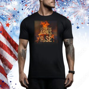 Out Of The Ashes We Rise Oversized Tee Shirt