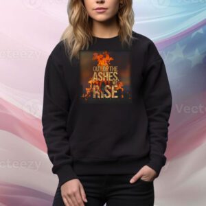 Out Of The Ashes We Rise Oversized Tee Shirt