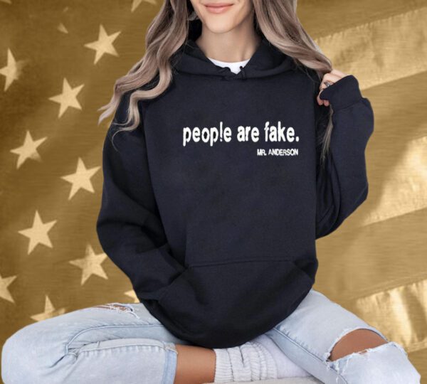 People Are Fake Mr Anderson T-Shirt