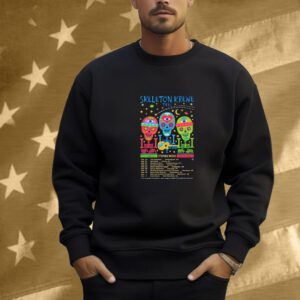 Skeleton Krewe Trio February And March 2025 Tour T-Shirt