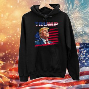 Trump Flag Retro Flag Patriotic Take America Back T-Shirt