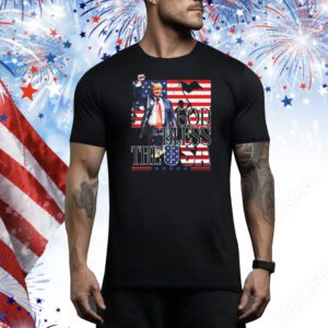 Trump God Bless The USA Tee Shirt