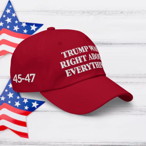 Trump Was Right About Everything Hat