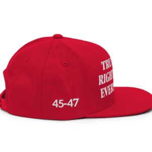 Trump Was Right About Everything Snapback Hat